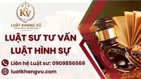 Luật sư tư vấn pháp luật hình sự