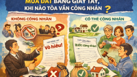Luật sư giải quyết tranh chấp đất mua giấy viết tay